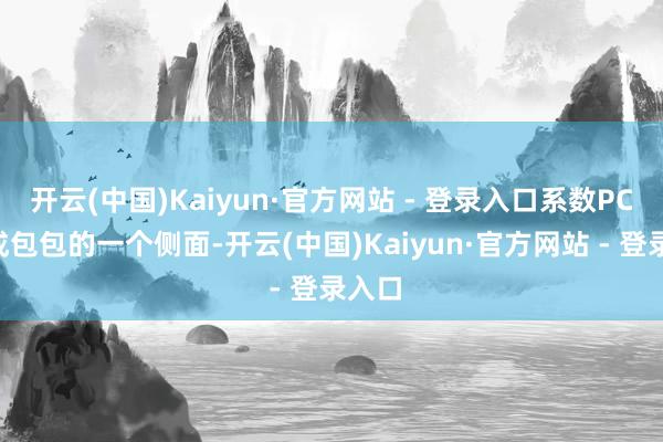 开云(中国)Kaiyun·官方网站 - 登录入口系数PCB看成包包的一个侧面-开云(中国)Kaiyun·官方网站 - 登录入口