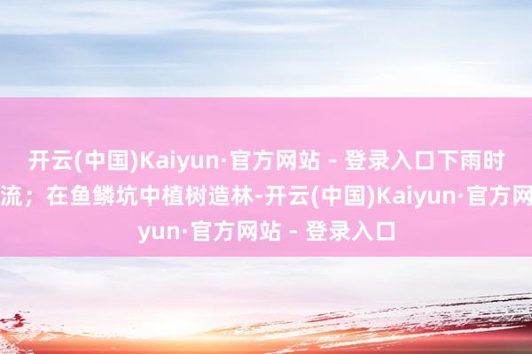 开云(中国)Kaiyun·官方网站 - 登录入口下雨时可拦蓄坡面径流；在鱼鳞坑中植树造林-开云(中国)Kaiyun·官方网站 - 登录入口